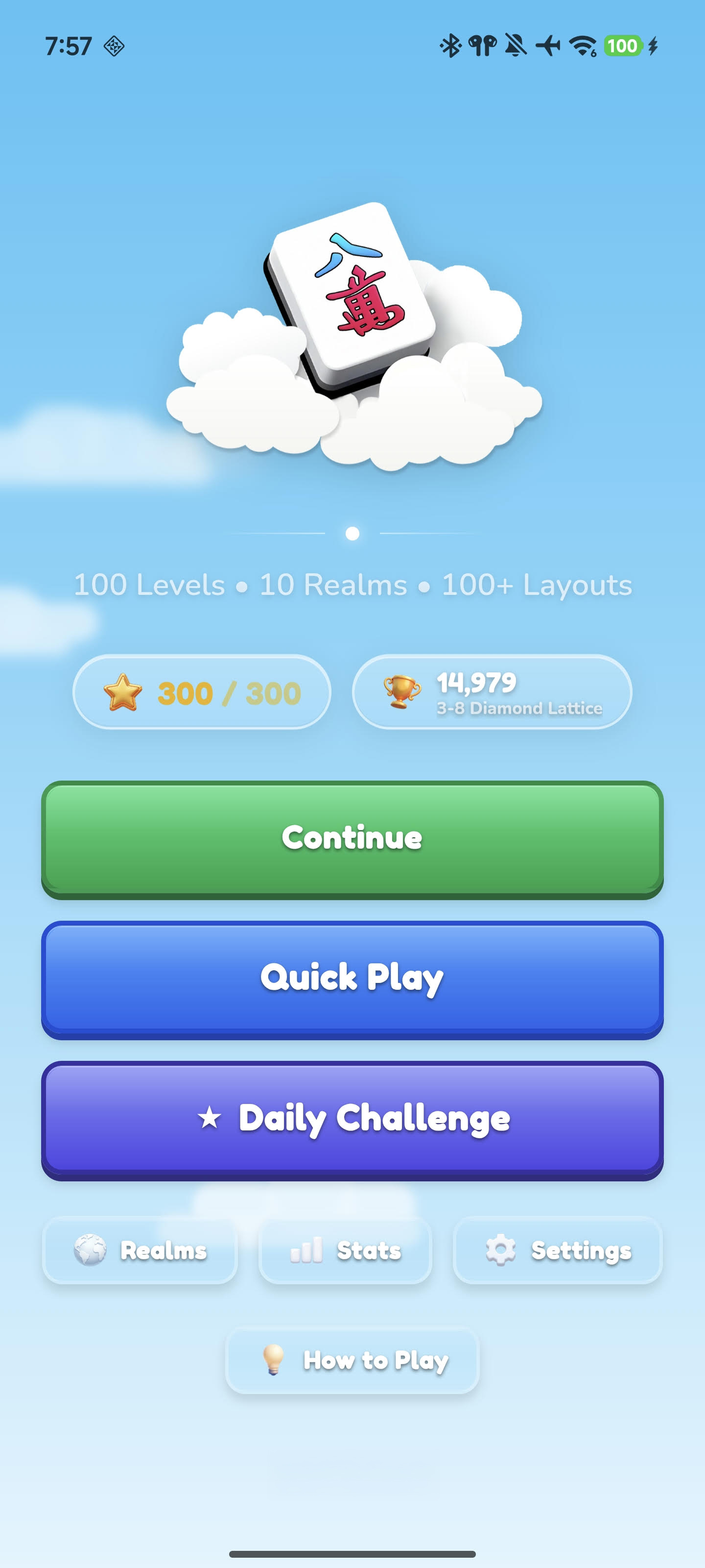 Air Mahjong Screenshot 1
